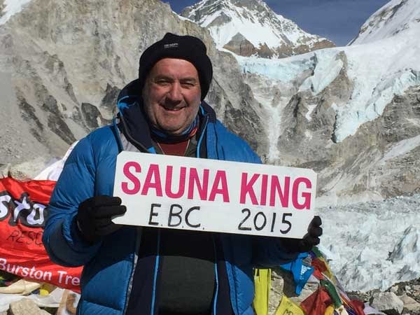 Ian Groom on Mount Everest