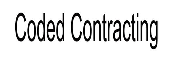 Coded Contracting